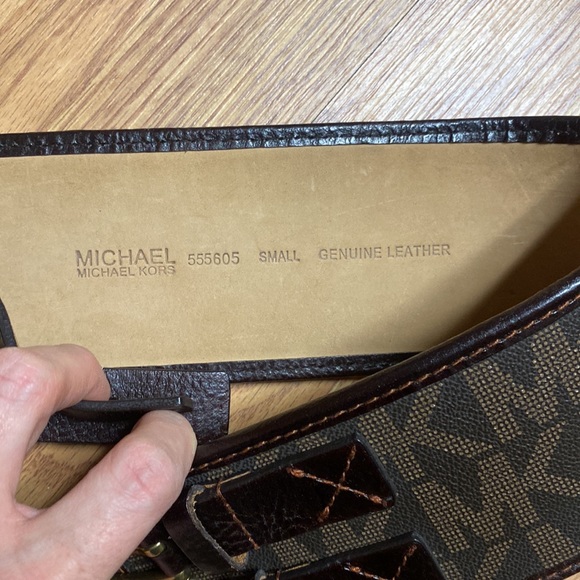 Michael kors brown wide belt - Picture 3 of 5